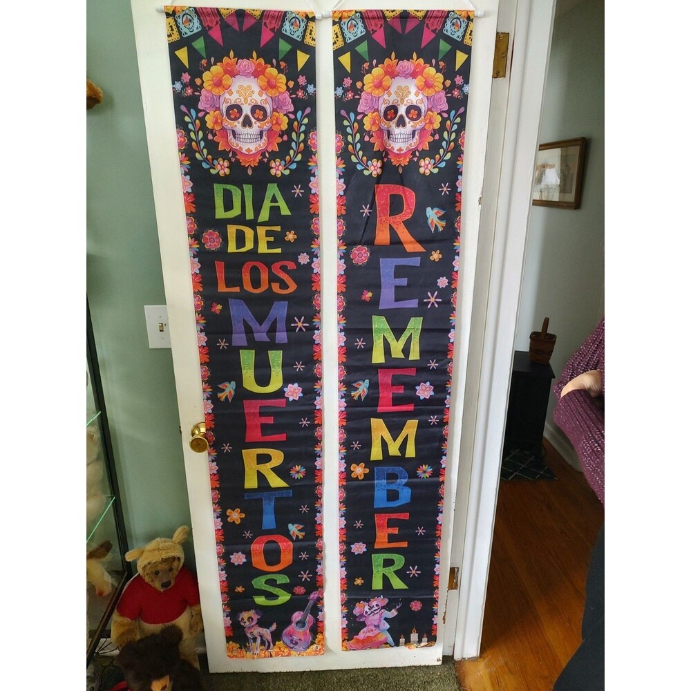 2 Day Of The Dead Banners 69-1/2" x 12"